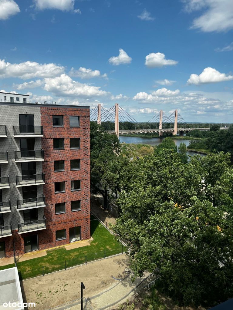 Apartament z widokiem na most Milenijny