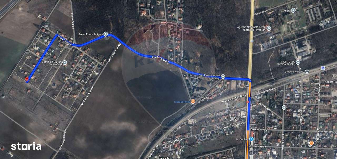 Vanzare teren casa Corbeanca Petresti Parc 414mp certificat urbanism - Imagine principală: 2/16