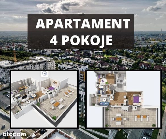 Nowe 4 pokoje | Ustawne | Przestronny Balkon|Rabat