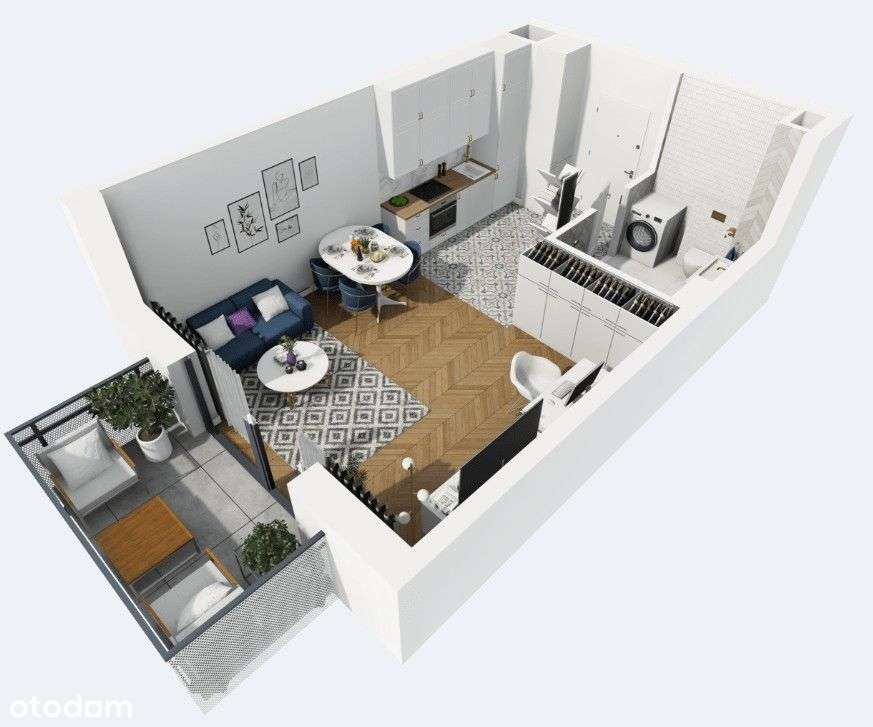 Promocja – nowoczesna kawalerka w zielonej okolicy-4