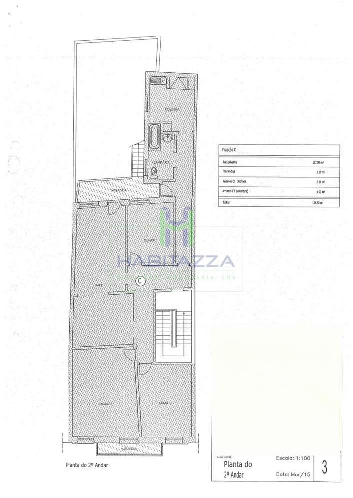 Prédio no Centro histórico de Lagos composto por 2 Apartamentos T3 e 1-50