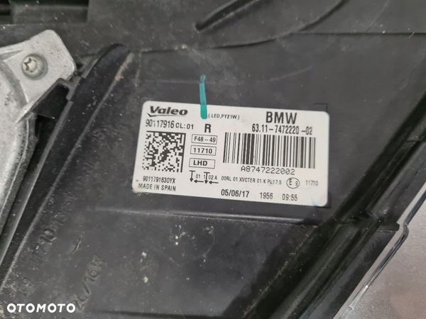 BMW X1 F48 PRZÓD MASKA ZDERZAK BŁOTNIKI PAS PRZEDNI A300 1.8D 150KM - 10