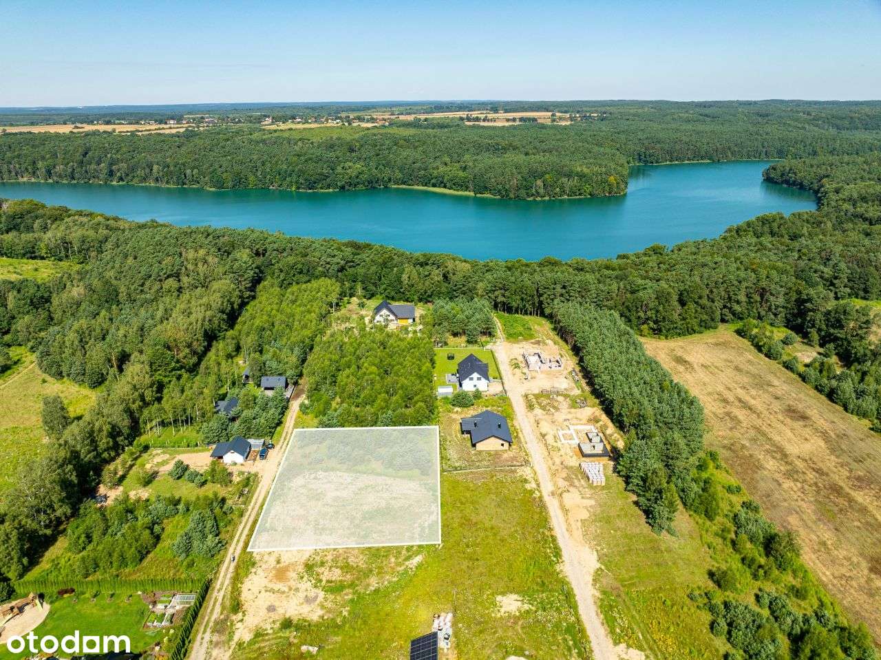 Łagówek działka 30 m od jeziora - Pełny obrazek: 2/10