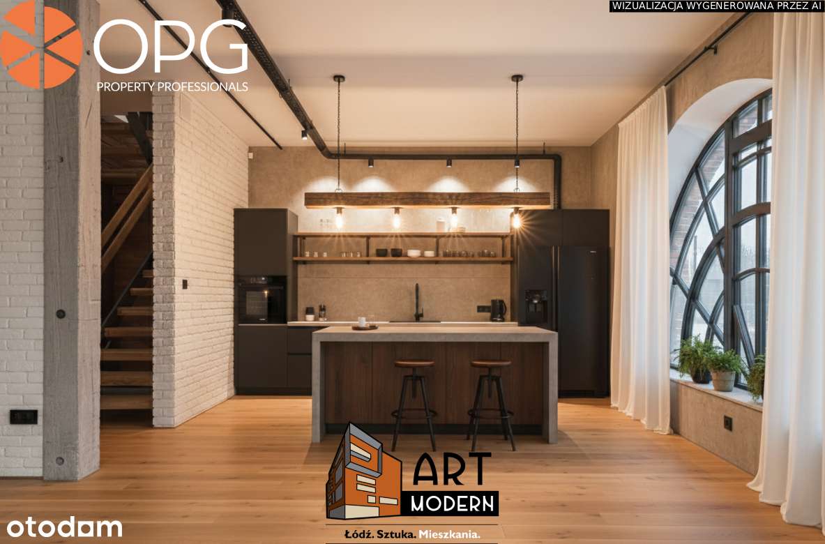 Dwupoziomowy Loft z tarasem, 2 łazienki,Centrum- oddany do użytkowania (lokal B.11)