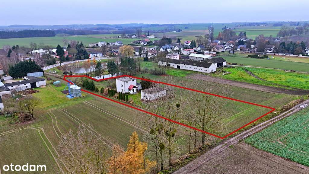 Duża działka 5023 m² z domem 112 m² + garaż-4