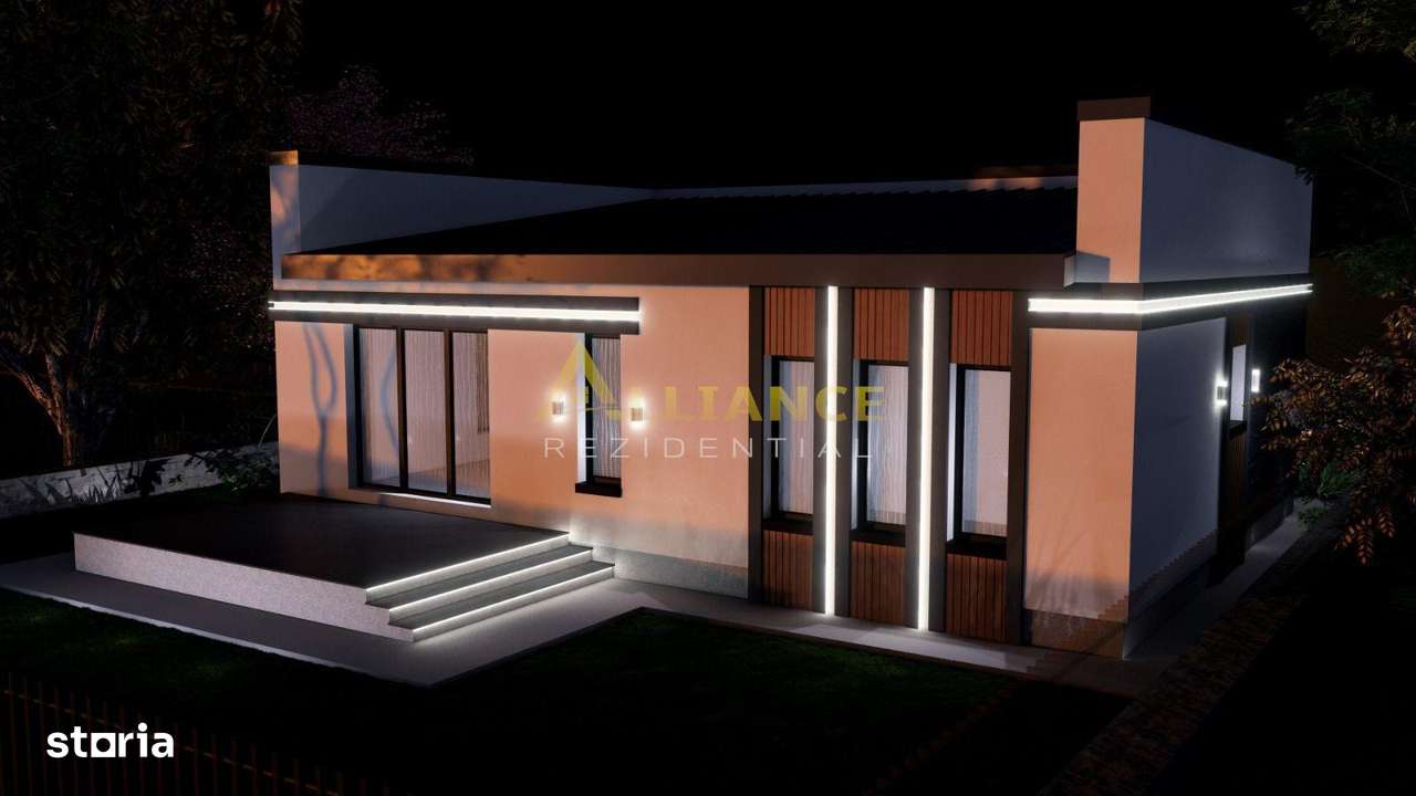 Casa individuala parter || 4 camere 2 bai || teren 309mp-4