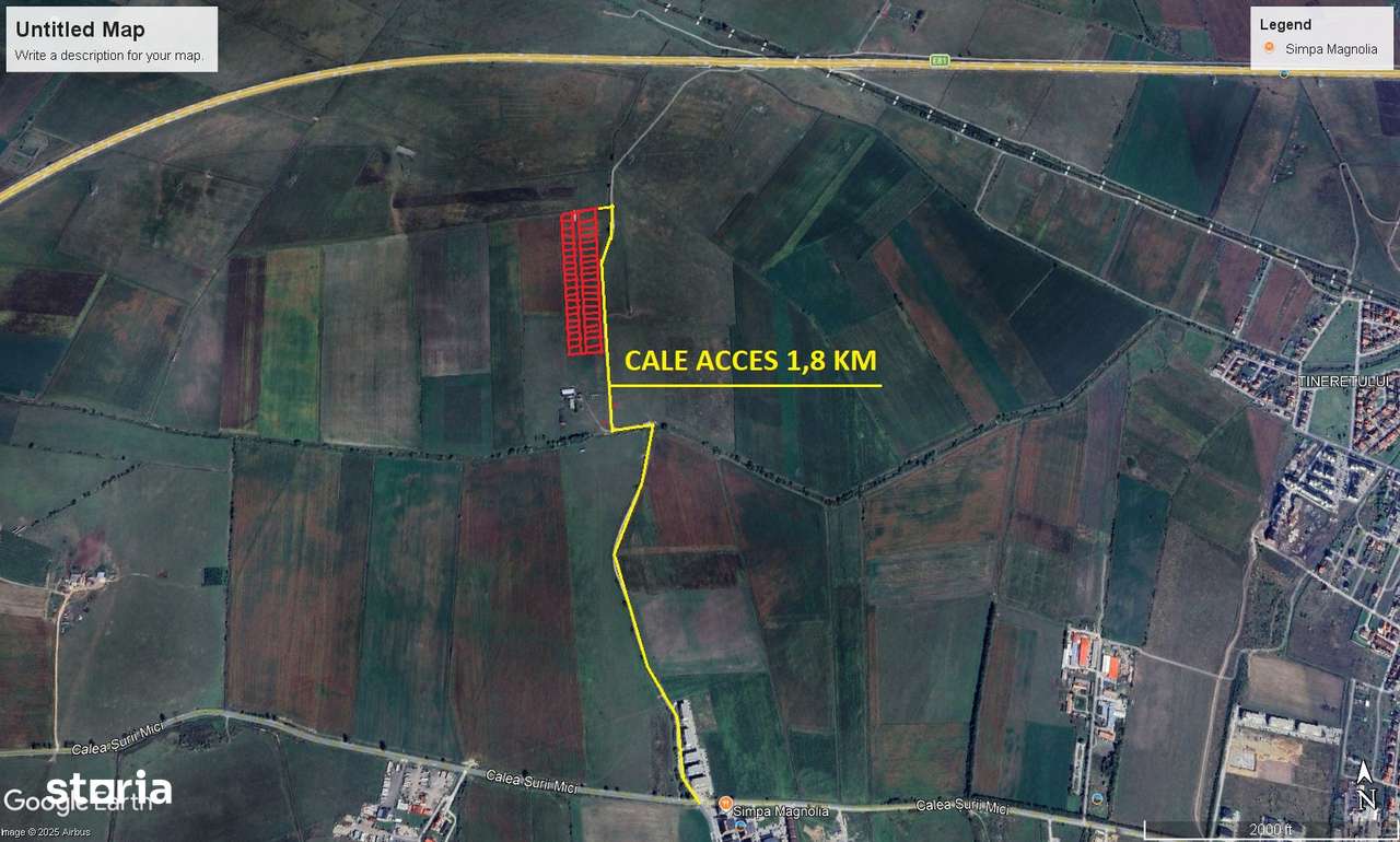 Vand teren agricol de investitie in zona Calea Surii Mici, 13000 euro!-0