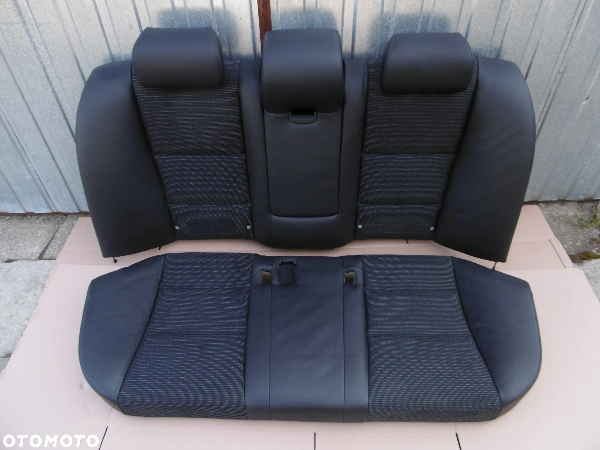 Fotele kanapa boczki BMW e60 półskóra m-pakiet sportsize lift polift Anglik - 14