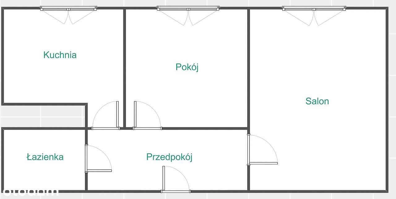 Katowice – Giszowiec |2 pokoje |wysoki parter,blisko parku - Pełny obrazek: 5/5