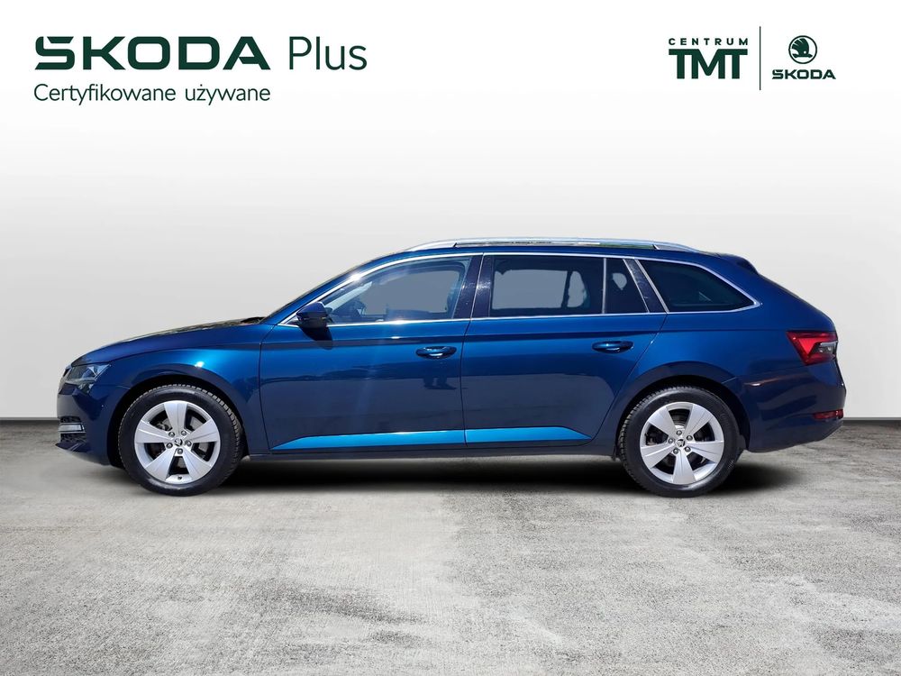SKODA SUPERB Błękit Lava 4x4 DSG 2,0TDI 190KM Salon PL ASO