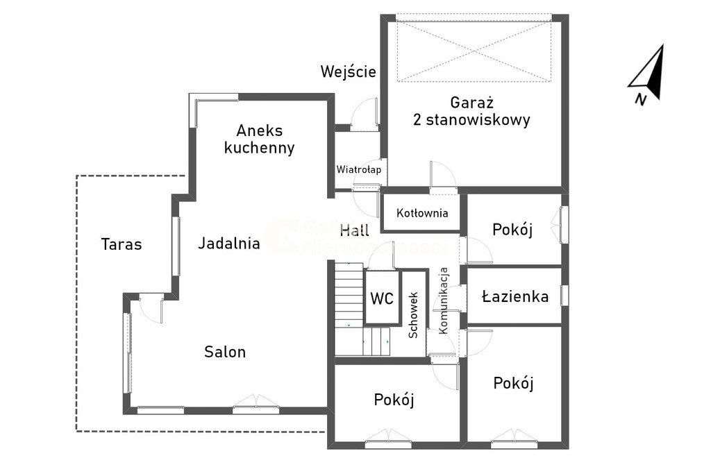 Komfortowy dom parterowy z użytkowym poddaszem-18