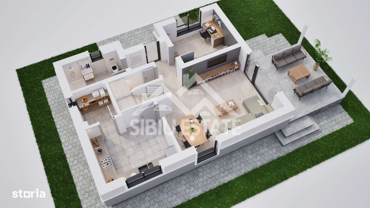 Casa individuala cu gradina generoasa – spatiu, lumina si functional - Imagine principală: 4/10