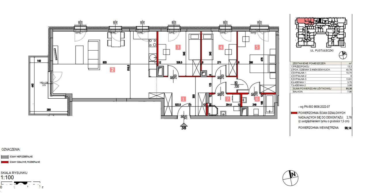 GOTOWE 4 pokoje na Ursynowie. Strefa rekreacyjna na dachu - Pełny obrazek: 5/13