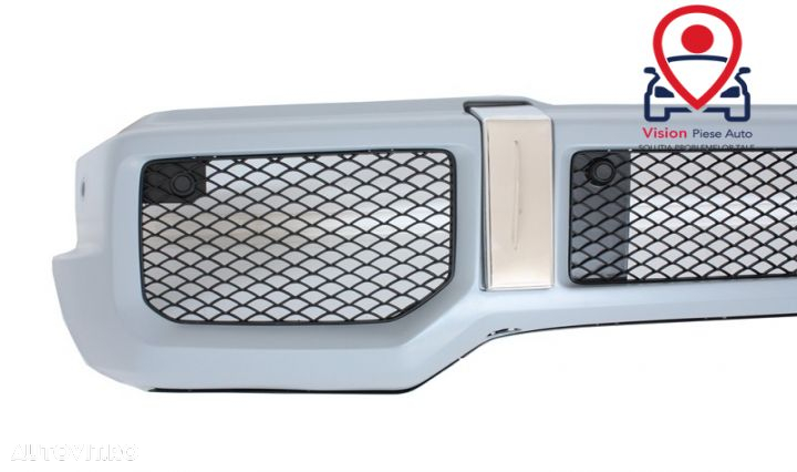 Bara Fata cu BullBar Protectie Bara Crom compatibil cu Mercedes G-Class W463 (1989-2018) G63 G65 De - 5