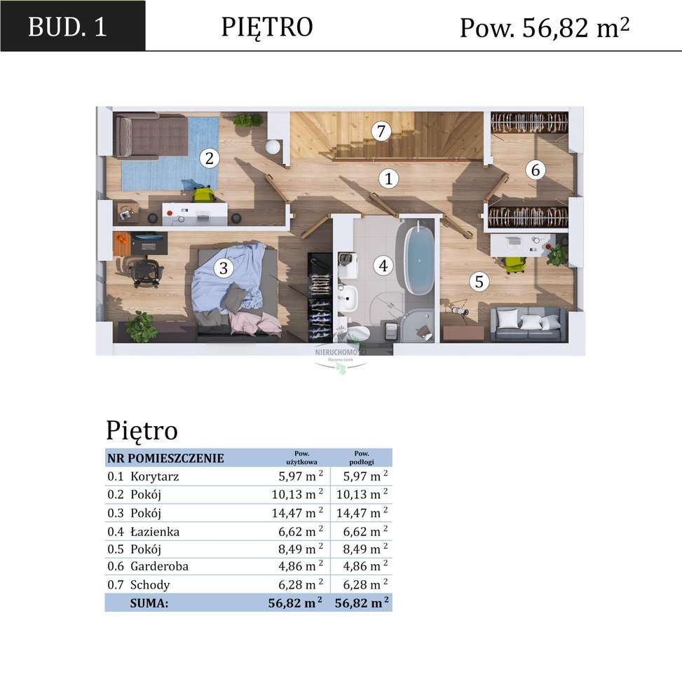 114m2+ 28m2 poddasza,  mały ogród,  brak skosów, Mędłów.-5