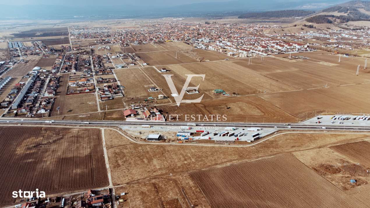 Teren 9.026 mp Sanpetru/Brasov – PUZ Aprobat Blocuri P+2E+M-3