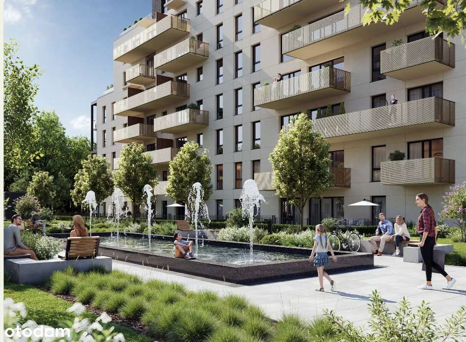 CITYFLOW 2 pokoje - stan dew - oddzielna kuchnia - 51.4m2 + 3m2 loggia - Pełny obrazek: 5/19