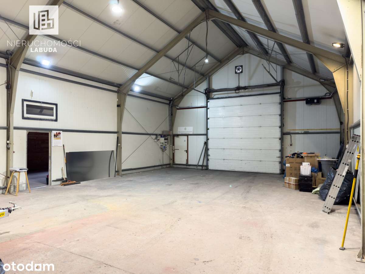 Hala 320m² przy głównej drodze w Zblewie-11
