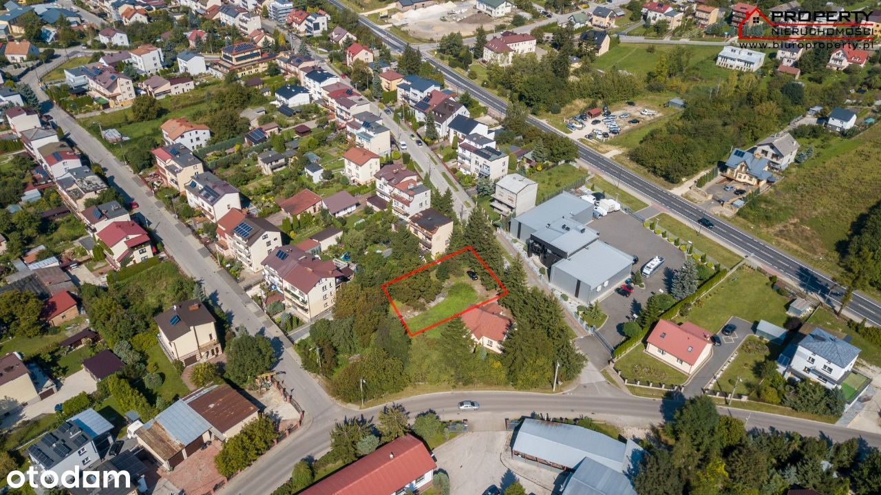 Działka budowlana 603m2, ul. Jagiellońska, Busko