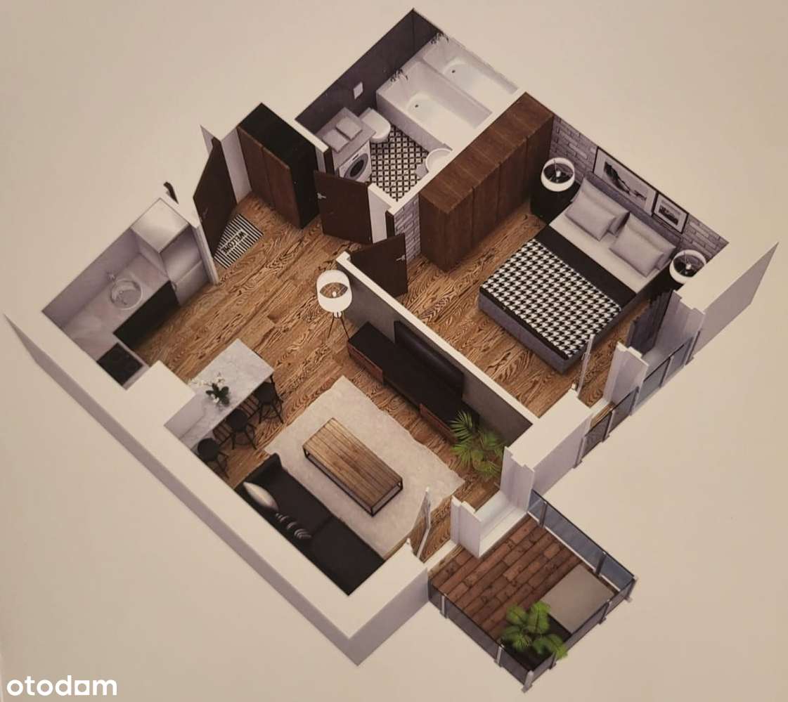 CHMIELNA 110- 2 POKOJE BEZPOŚREDNIO- GRANARIA Wyspa Spichrzów- bez PCC-0