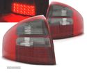 FAROLINS TRASEIROS LED PARA AUDI A6 4B 97-04 VERMELHO ESCURECIDOS - 1