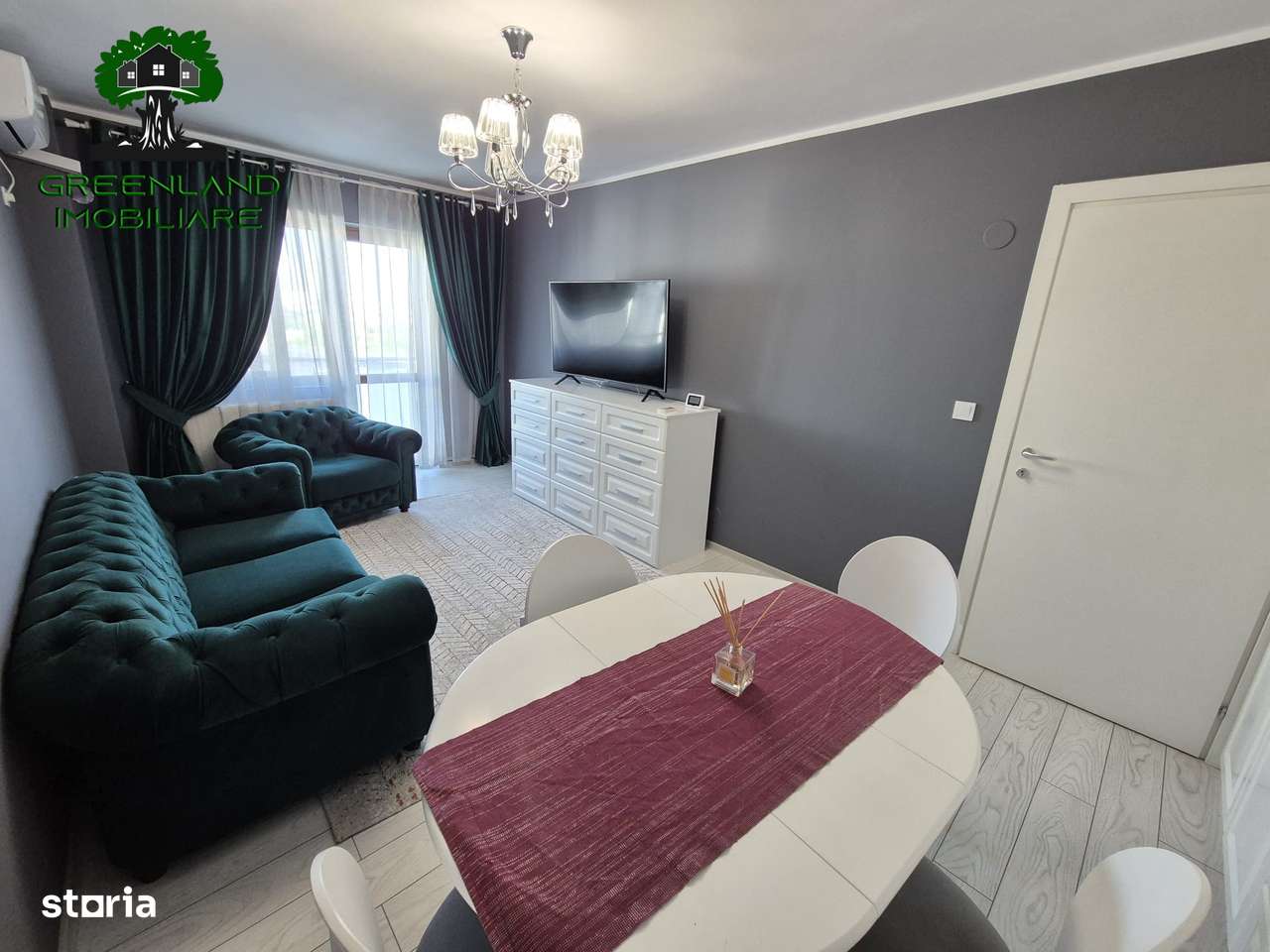 Apartament 2 camere, DECOMANDAT, 57 mp, mobilat modern, Bucium Confort - Imagine principală: 3/13