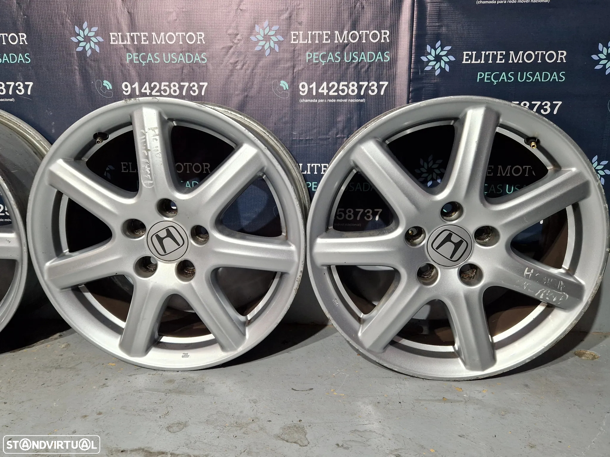 Jantes usadas HONDA CIVIC FN2 MK8 2.2 CTDI 17" 5X114.3 ORIGINAIS - 4