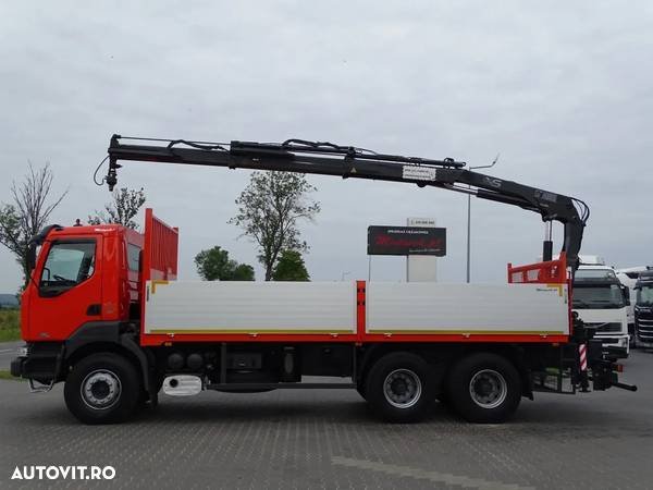 Renault KERAX 370 / 6 X 4 / CUTIE - 6.5 M + HDS HIAB 144 / PILOT / ROTATOR / MANUAL / 2004 - 4