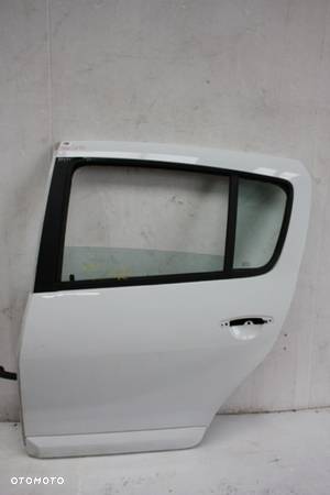Dacia Sandero I 2008-2012 drzwi lewe tylne białe - 1