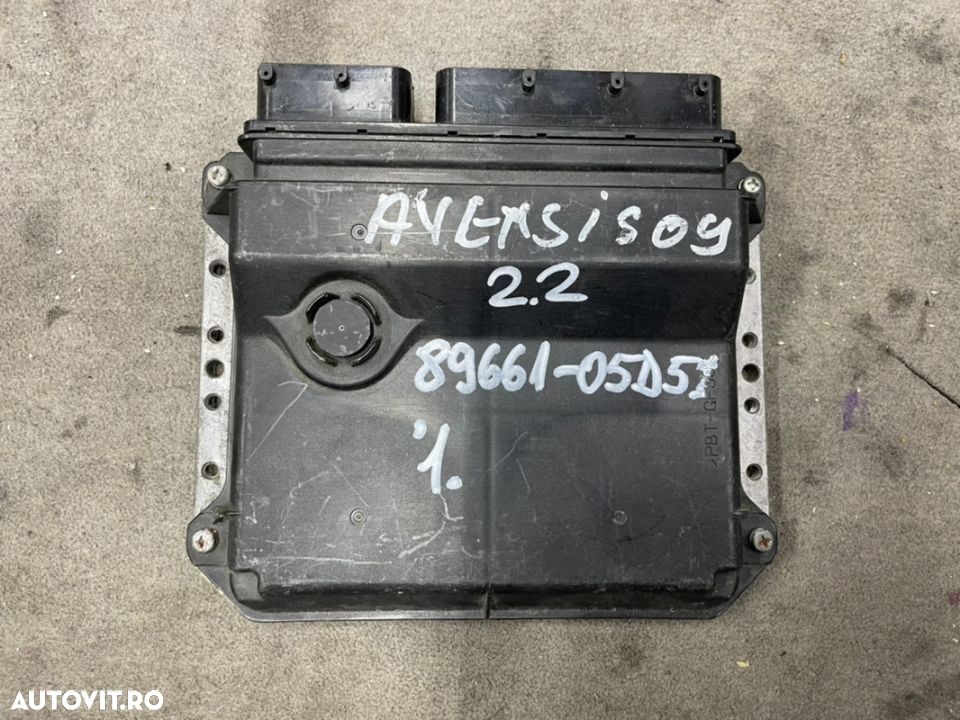 Calculator motor ECU pentru TOYOTA AVENSIS ,2.2 diesel , an 2009-2013 ,cod 89661-05D51 - 1