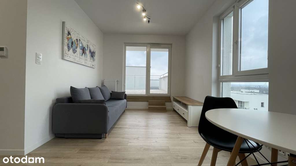 nowoczesna kawalerka z tarasem na dachu - Pełny obrazek: 4/7