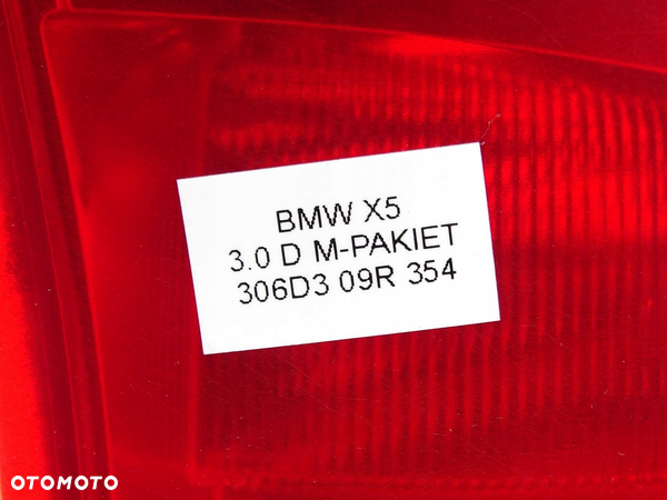LAMPA PRAWA TYLNA PRAWY TYŁ W BŁOTNIK BMW X5 E70 7200818 - 3