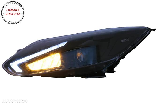 Faruri Osram LED DRL Ford Focus III (2011-11.2014) Negru Upgrade pentru Halogen- livrare gratuita - 9