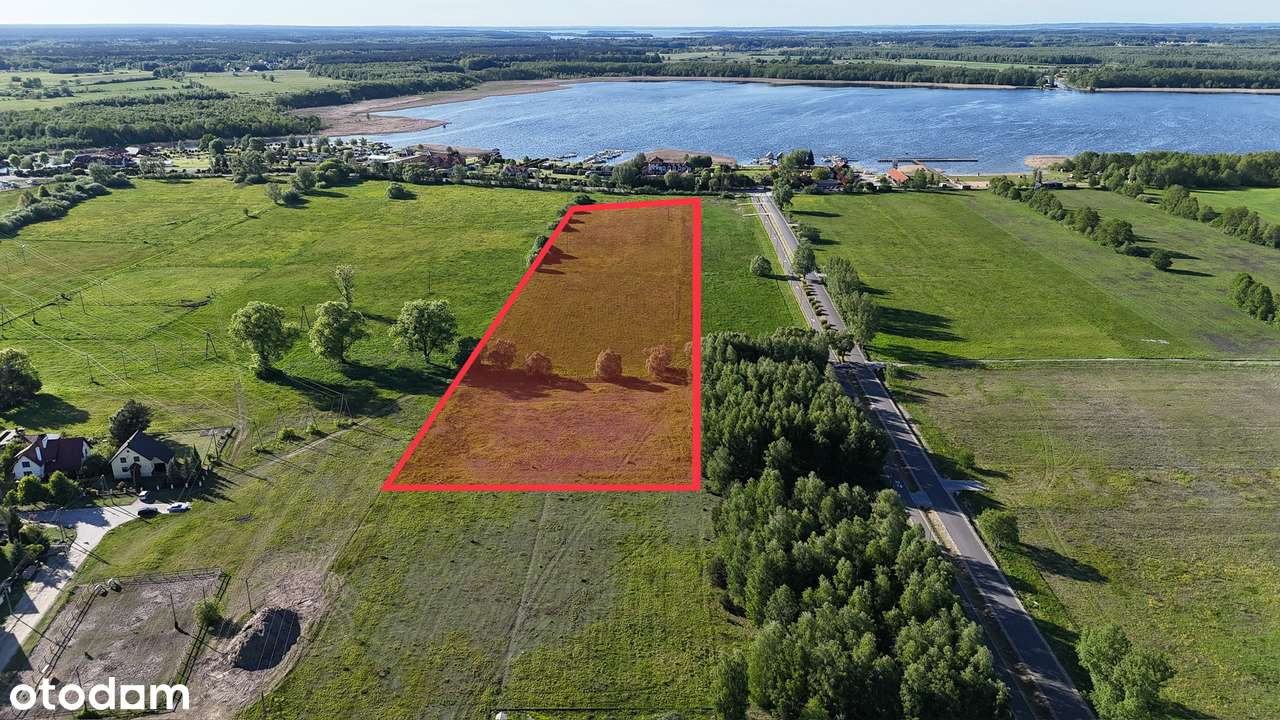 Mazury - inwestycyjne 3,3 ha nad jeziorem Roś w Piszu-1