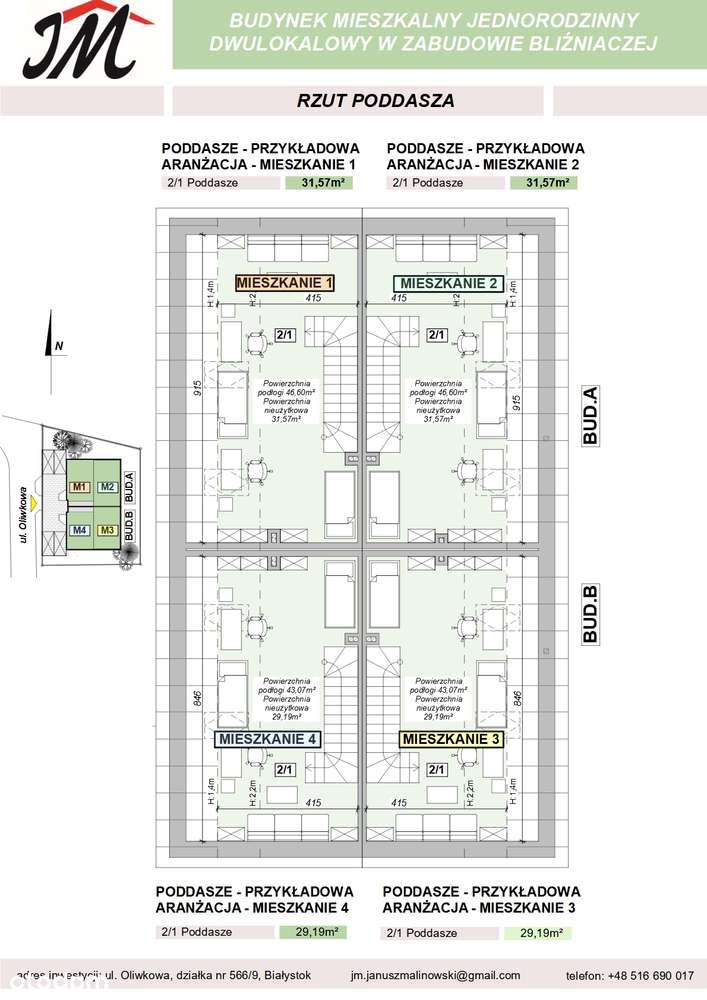 BEZPOŚREDNIO - Mieszkanie w Bliźniaku, NOWE z ogródkiem – Oliwkowa-8