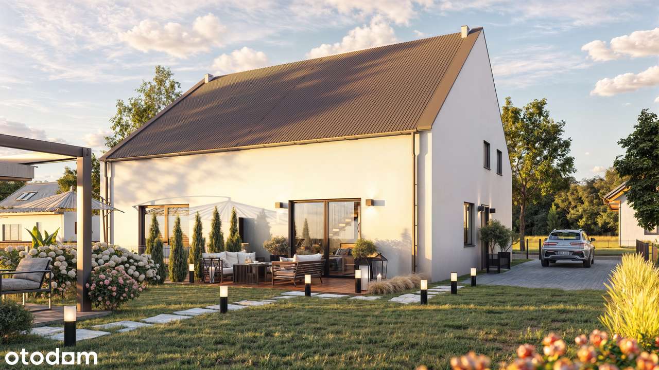 Nowy dom 102 m² z ogrodem, 20 min od Poznania – brak prowizji brak PCC-6