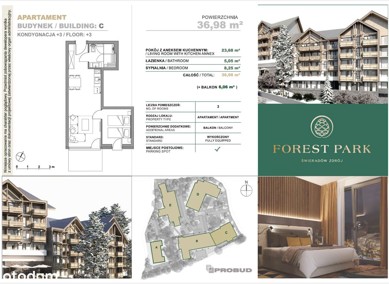 Apartament w inwestycji Forest Park w Świeradowie Zdroju ROE 7% - Pełny obrazek: 5/10