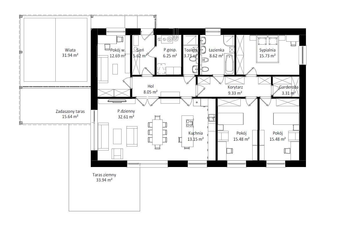 Działka siedliskowa z mediami i pozwoleniem na budowę.-7