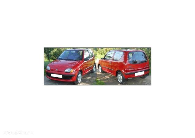 Nowy Kompletny Hak Holowniczy + Kula Bez cięcia zderzaka do Fiat Seicento + Fiat 600 od 1998 do 2010 - 3