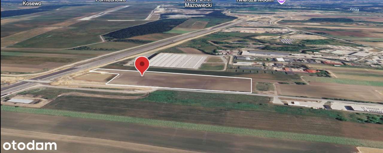 Zakroczym teren inwestycyjny pow. 3 ha przy trasie S7, blisko lotniska - Pełny obrazek: 4/4