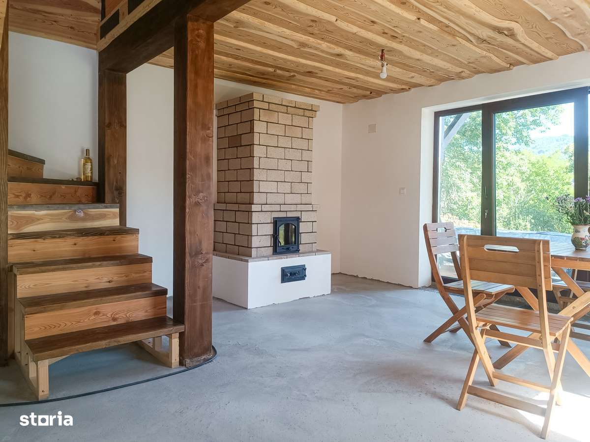 Casă tip cabană, structură solidă, 122mp, priveliște superbă/Comision0 - Imagine principală: 5/10