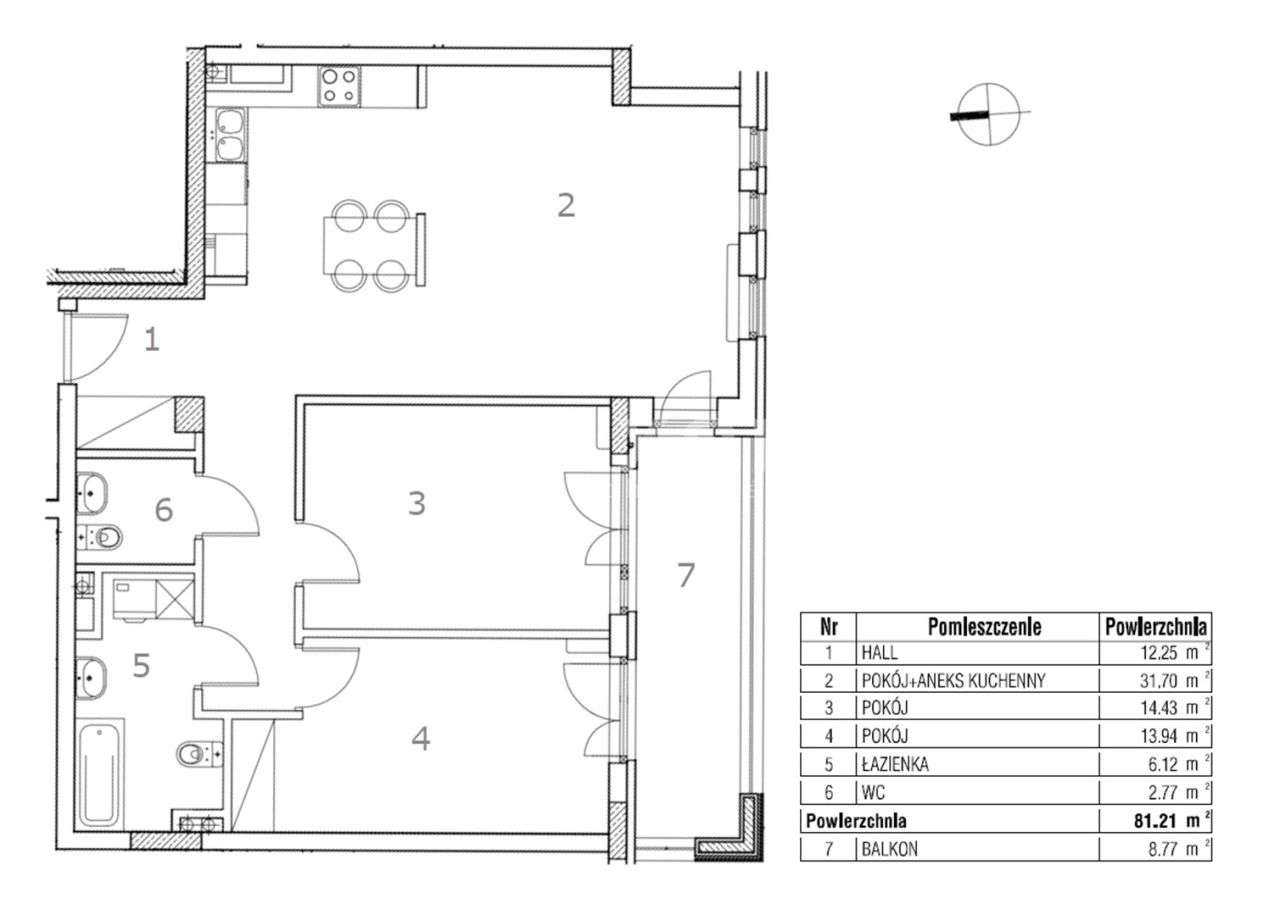 Komfortowe 3 pokoje na prestiżowym osiedlu-13
