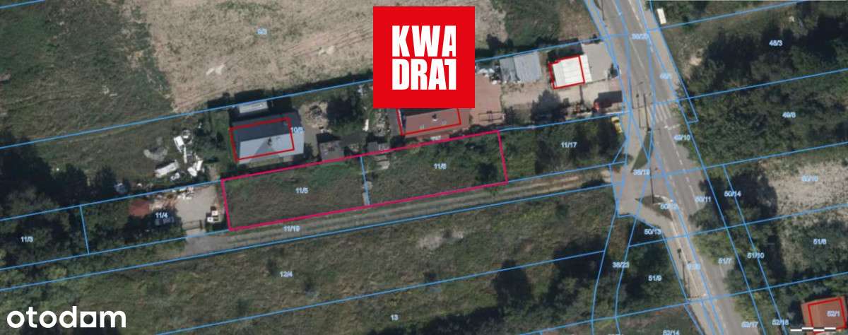 Dwie działki pod budowę domu jednorodzinnego