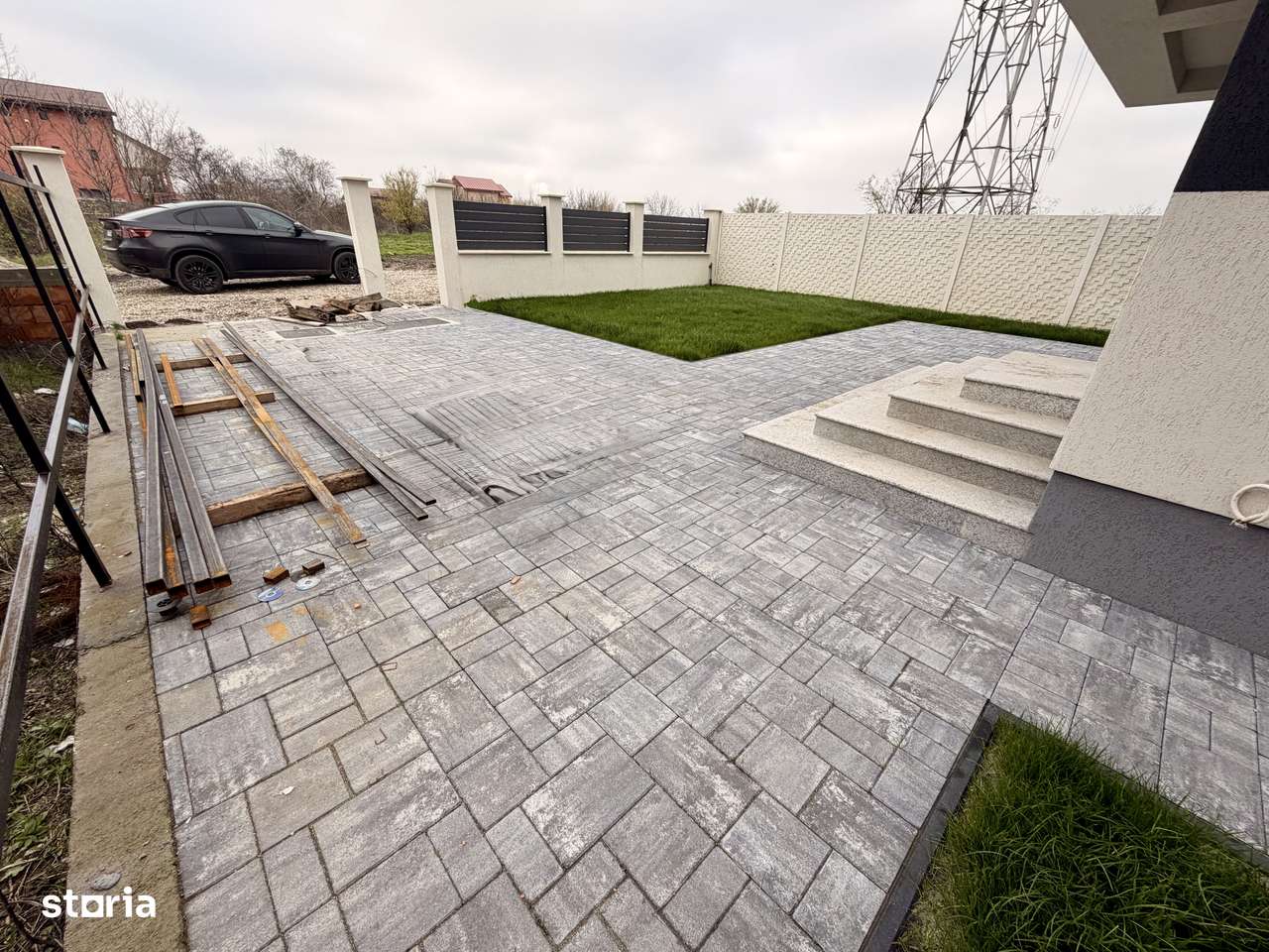 Casa individuala cu dormitor la parter. 4 cam. Teren 300 mp - Imagine principală: 3/20
