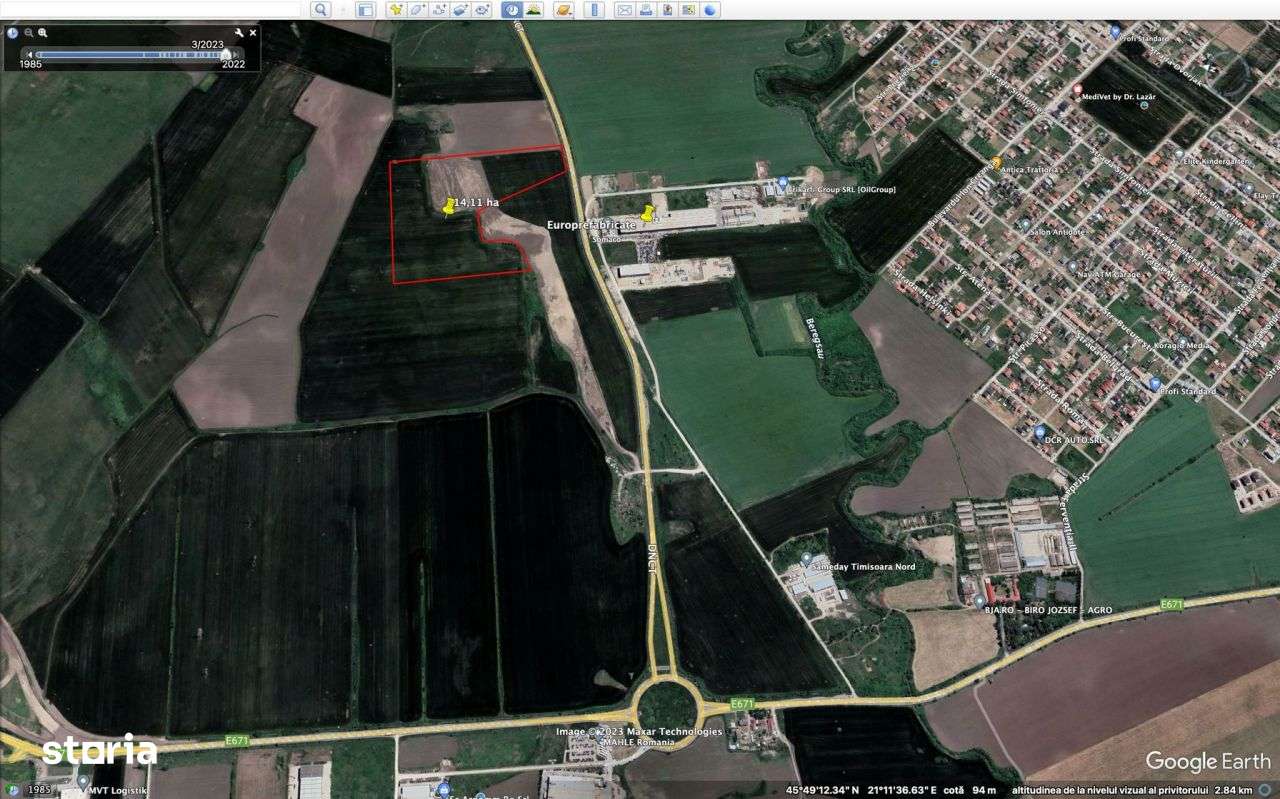 Teren extravilan DNCT Timișoara - Covaci - Imagine principală: 3/4