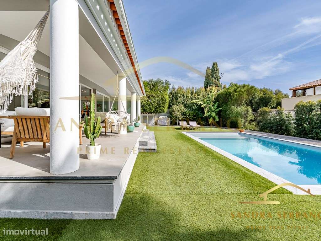 Magnifica moradia T4+2 renovada na Quinta da Beloura-21