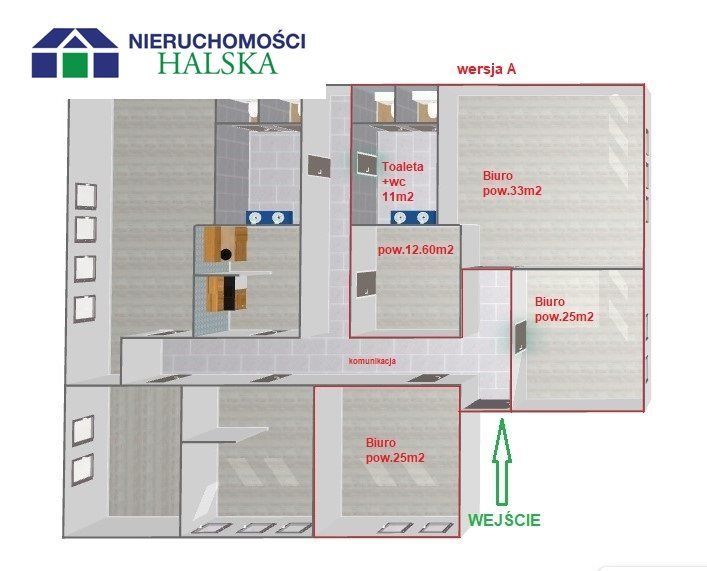 Lokale biurowe na wynajem Oświęcim A