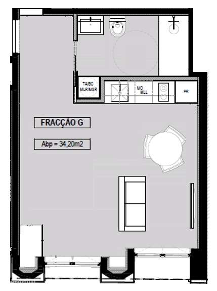 Apartamento T0 Venda em Bonfim,Porto-20