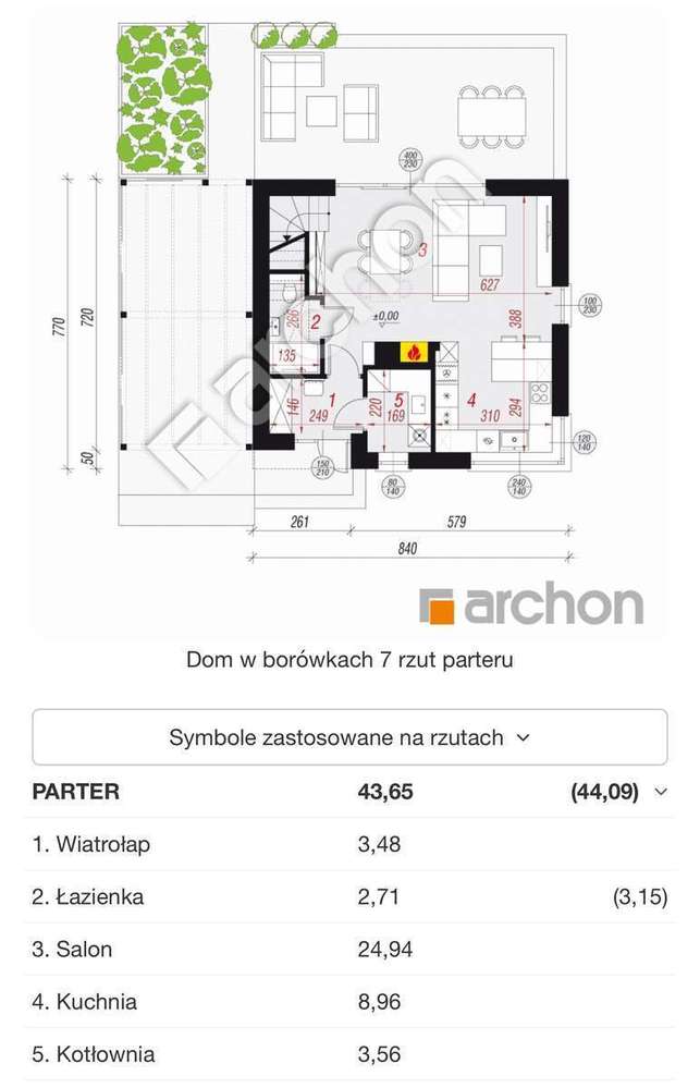 Dom w Borowkach 7 Ryzowie Skórcz - Pełny obrazek: 2/10