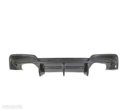 DIFUSOR TRASEIRO PARA BMW E82 E88 LOOK M1 CARBONO - 2